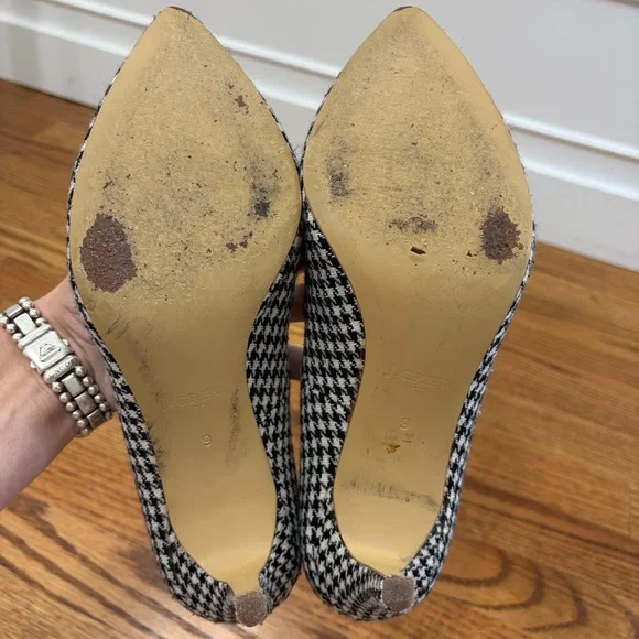 J. Crew Isabella Houndstooth Heels - Picture 7 of 8